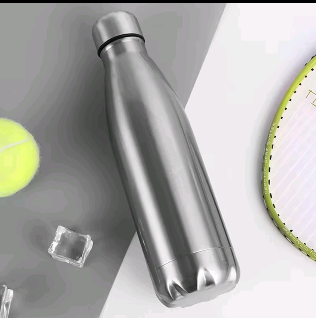 Roestvrij stalen watfles 500ml 750ml 1000ml 350ml voor kamperen rijzen of mee te nemen naar school lekvrije logovrije fles
