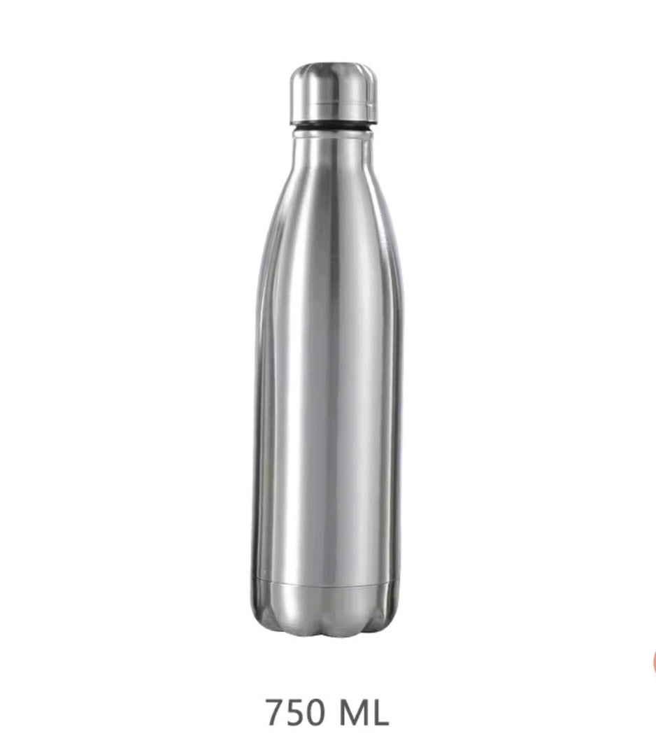 Roestvrij stalen watfles 500ml 750ml 1000ml 350ml voor kamperen rijzen of mee te nemen naar school lekvrije logovrije fles